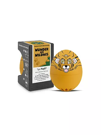 BRAINSTREAM | Minuteur de cuisine - PiepiEi Merveille de la nature 3 niveaux de cuisson Tortue | orange